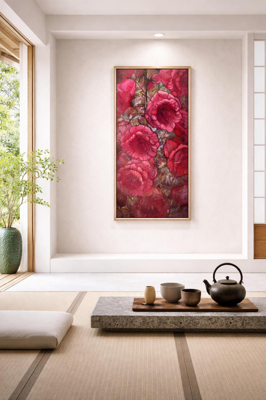 Campanulas — artwork by Omara Seru